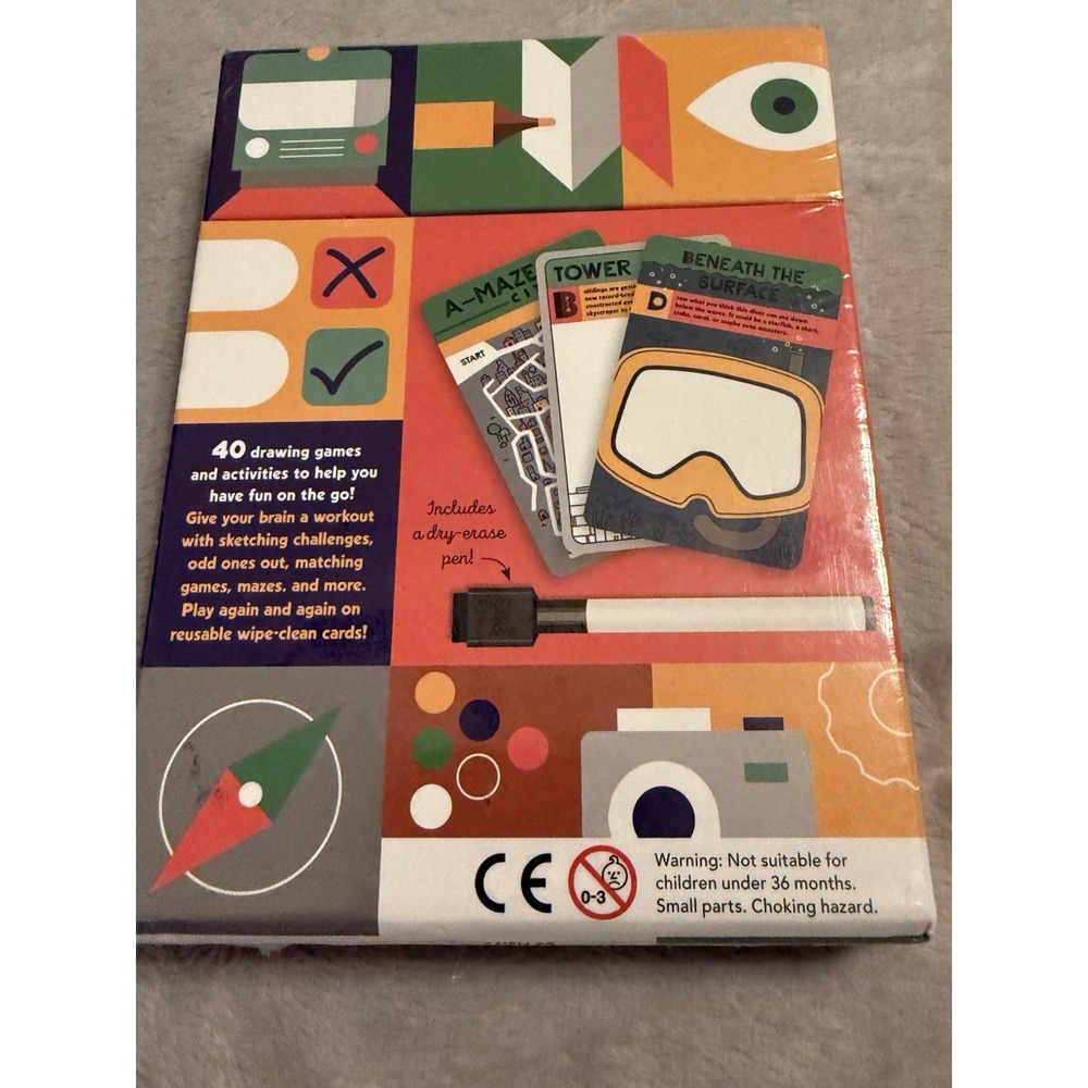 Lonely Planet Kids Drawing Games on the Go by Christina Webb (English) - Picture 2 of 6